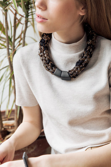 Baako necklace / Bronze