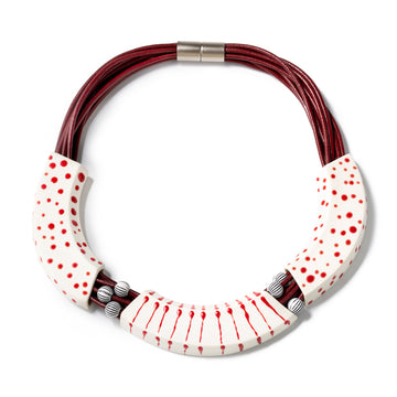 MAKENA NECKLACE - Red