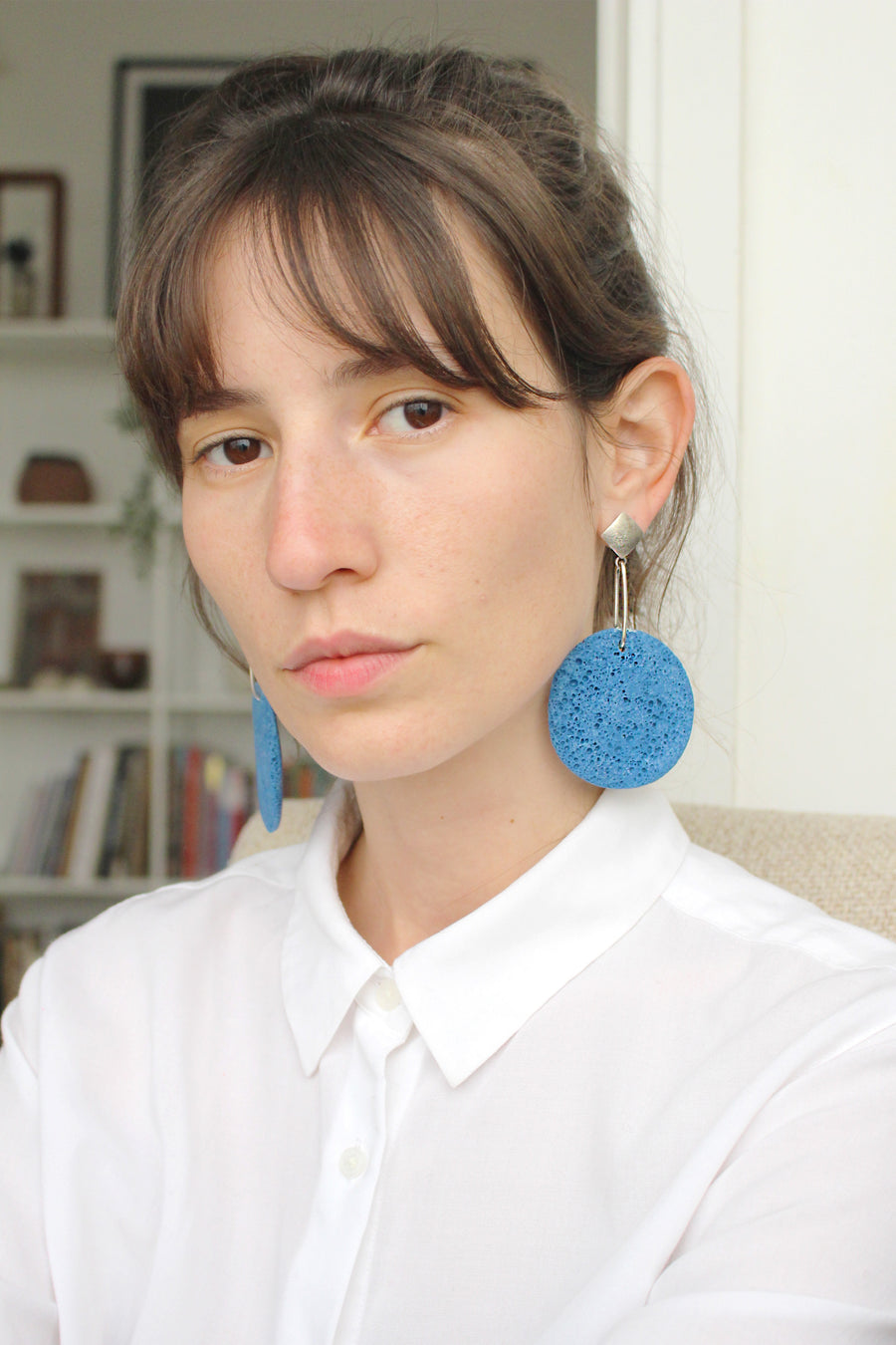 Sofi earring / Blue foam
