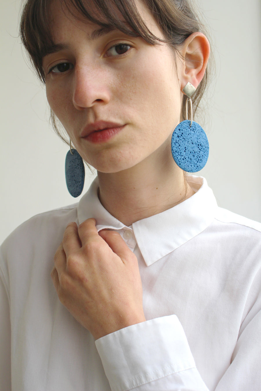Sofi earring / Blue foam